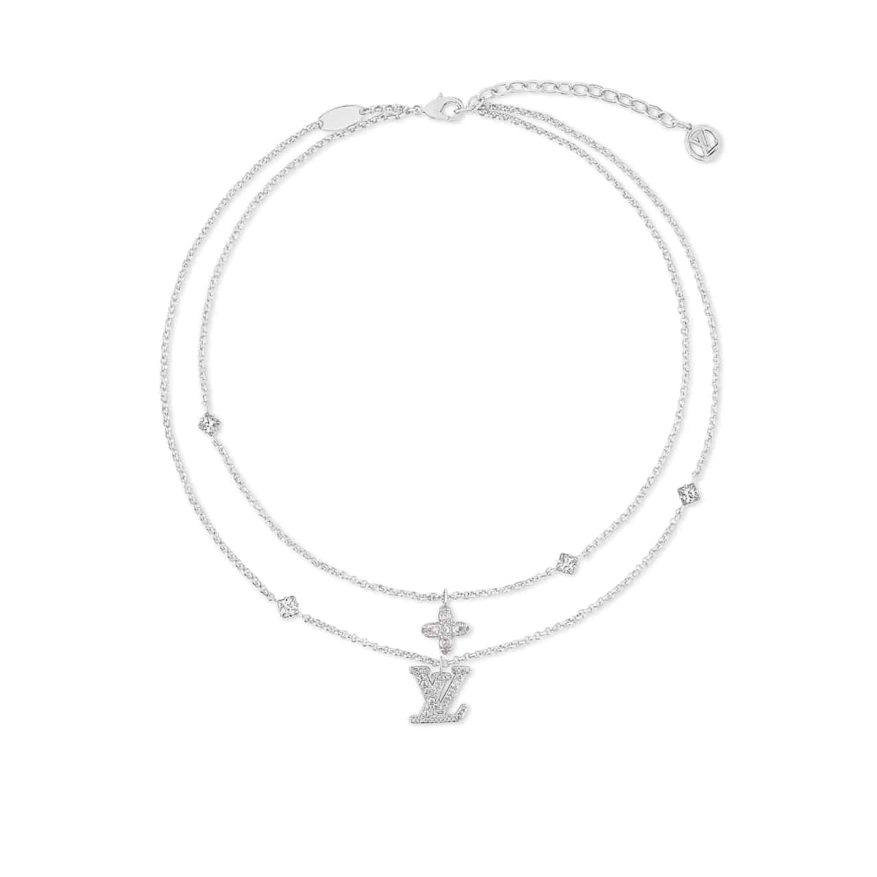 L0vis Vvtt0n Lady Lv Necklace Palladim M02515