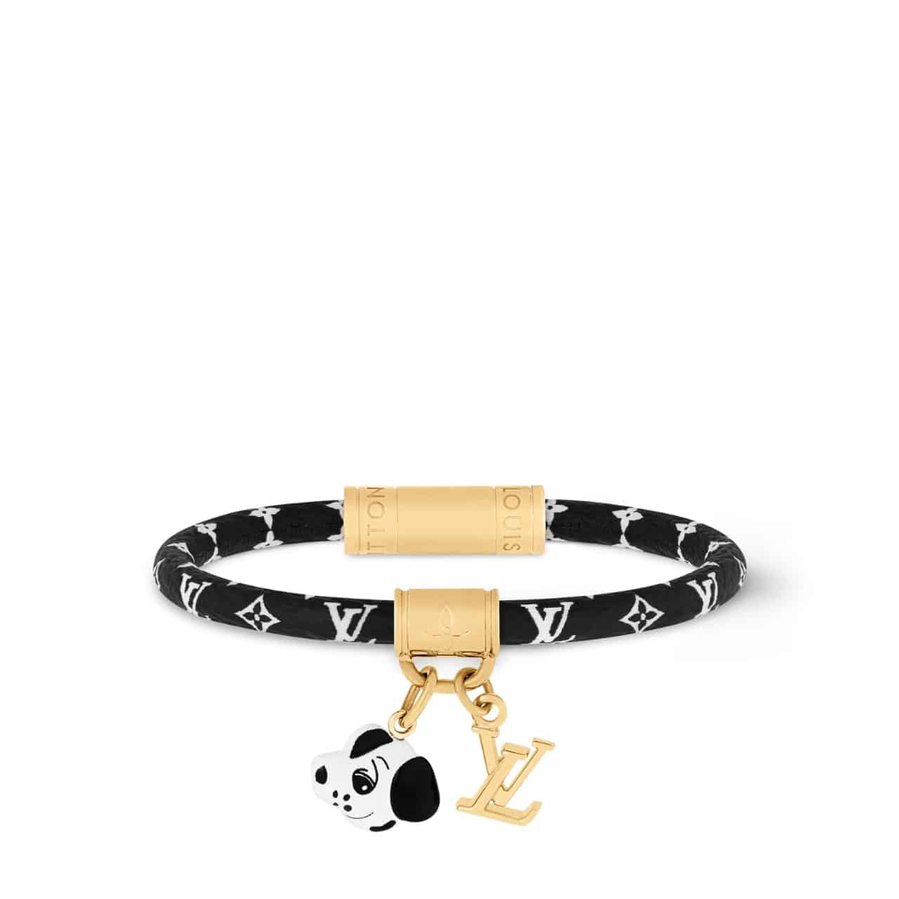 L0vis Vvtt0n Animogram Bracelet Monogram Black M8664F