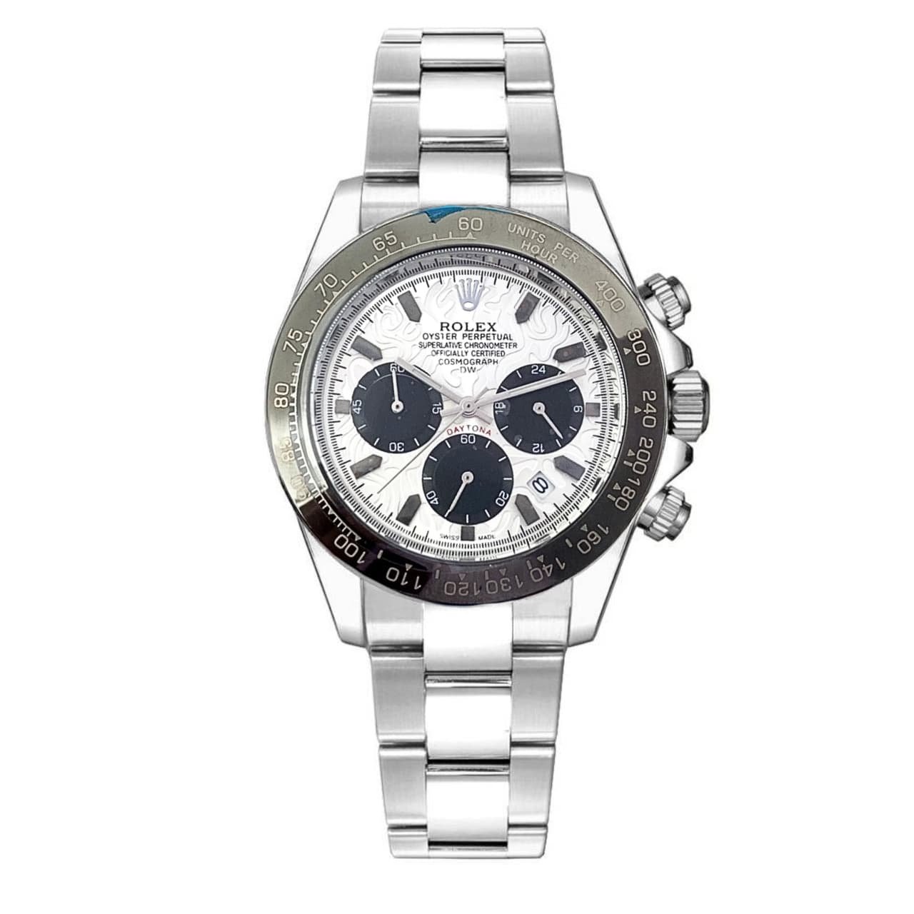 R01ex Cosmograph Daytona Counter Rings Black 40Mm