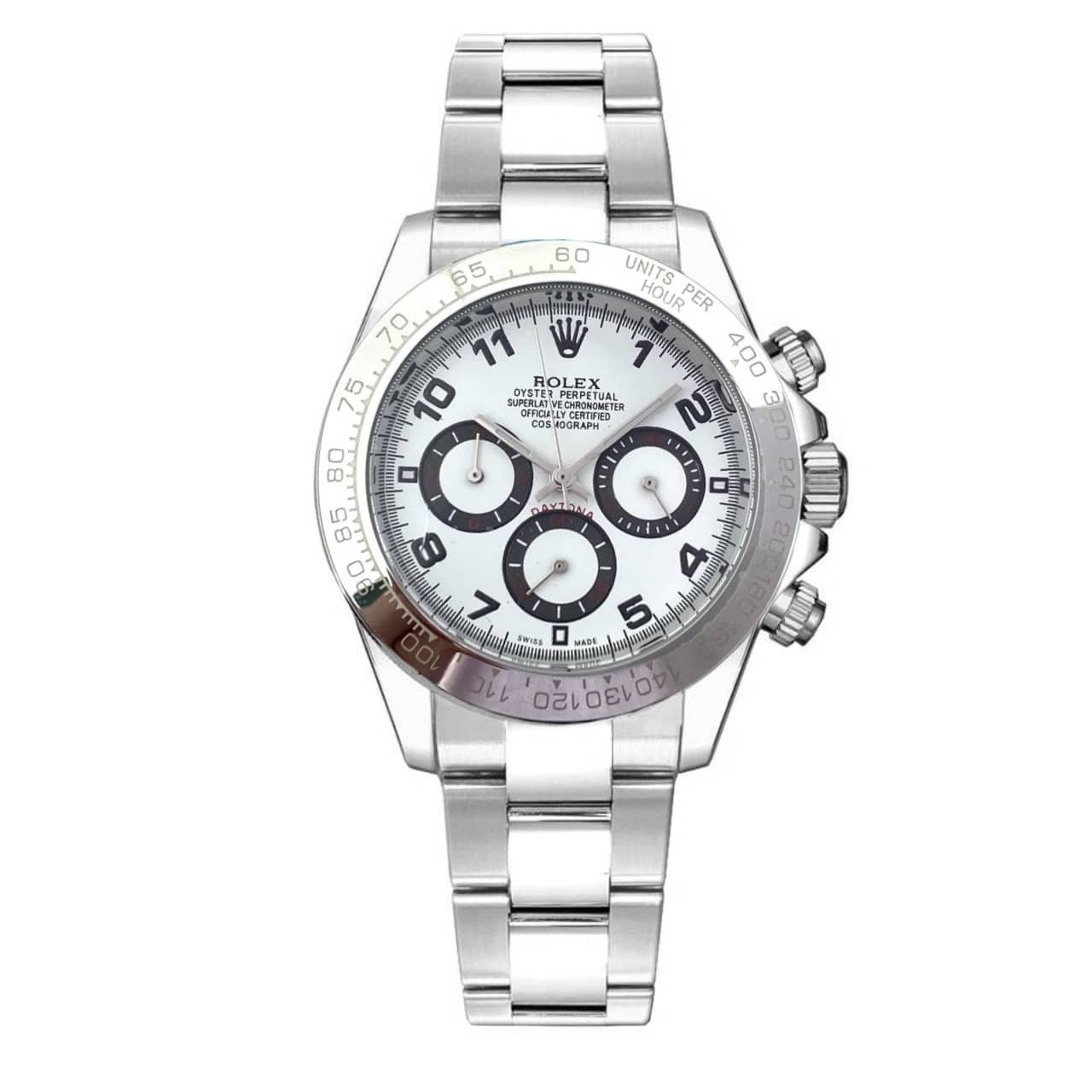 R01ex Oyster Perpetual Cosmograph Daytona In Silver 40Mm