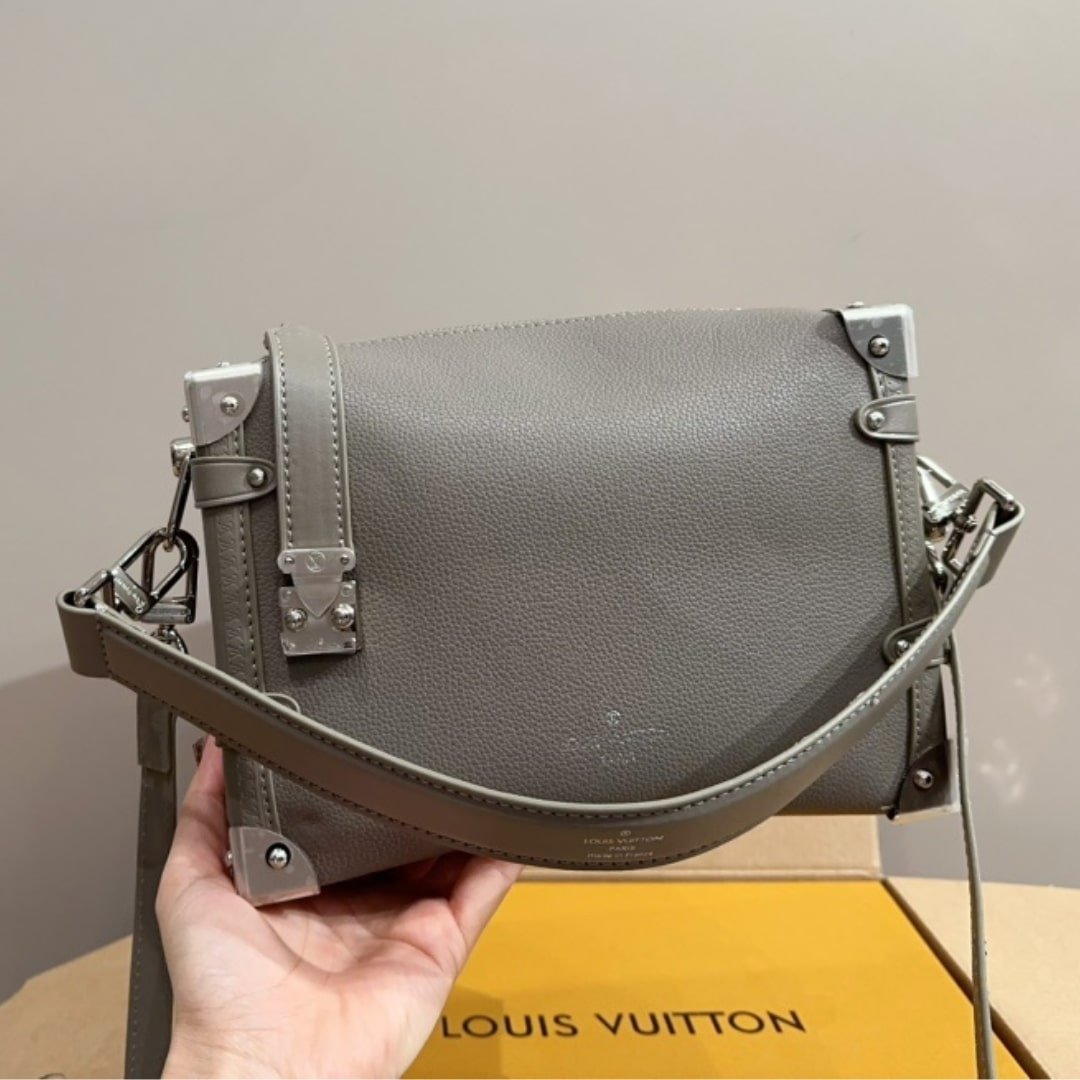 L0vis Vvtt0n Side Trunk Mm Grained Taupe Grey 23Cm M25072