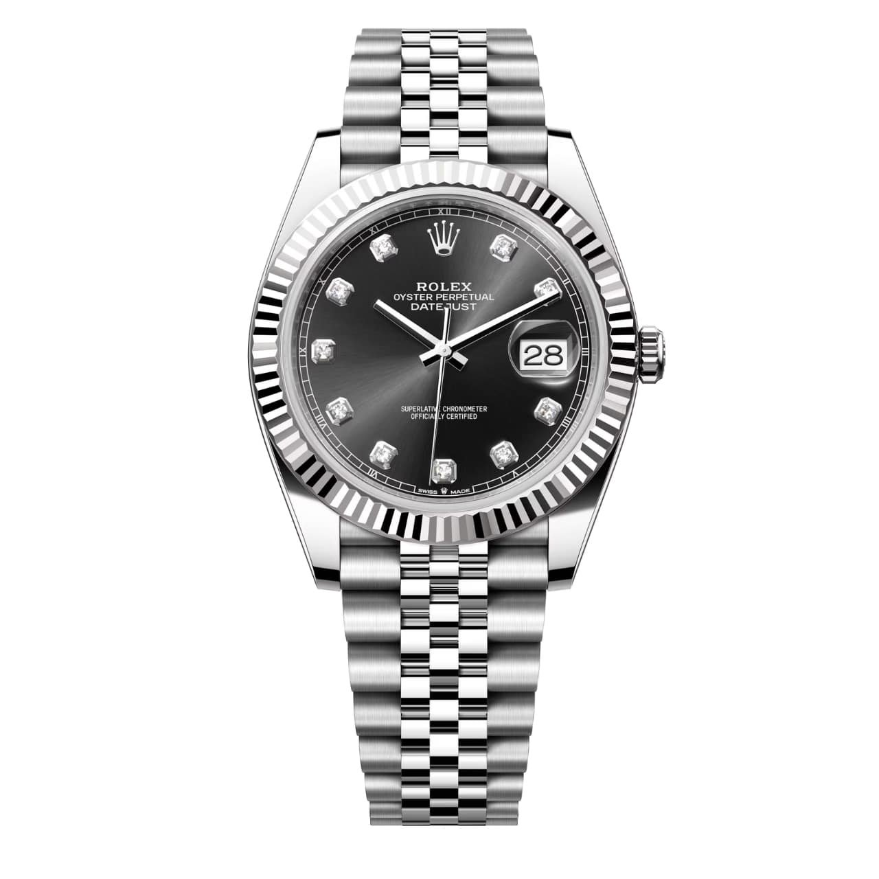 R01ex Datejust Black Watch 41Mm 126333 0012