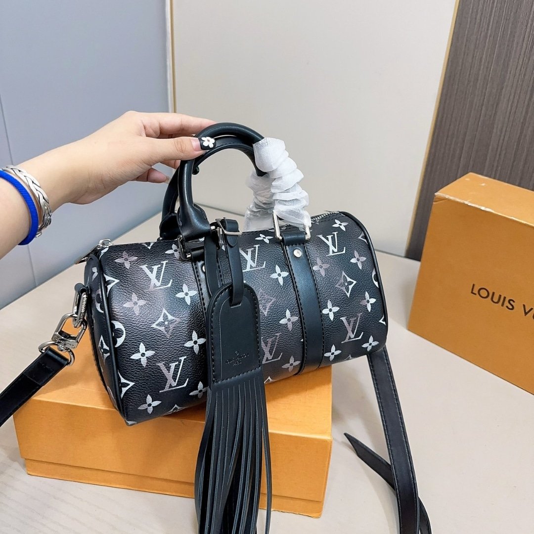 L0vis Vvtt0n Keepall Bandoulière 25 Monogram Black 25Cm M11595