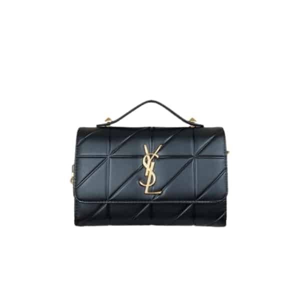 Sa1nt Lau*nt Niki Chain Bag Purchase Leather Gold Hardware Black