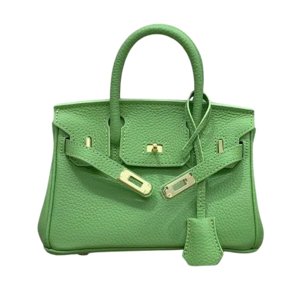 H**me5 Birkin Mini Gold Hardware Epsom Light Green 20Cm