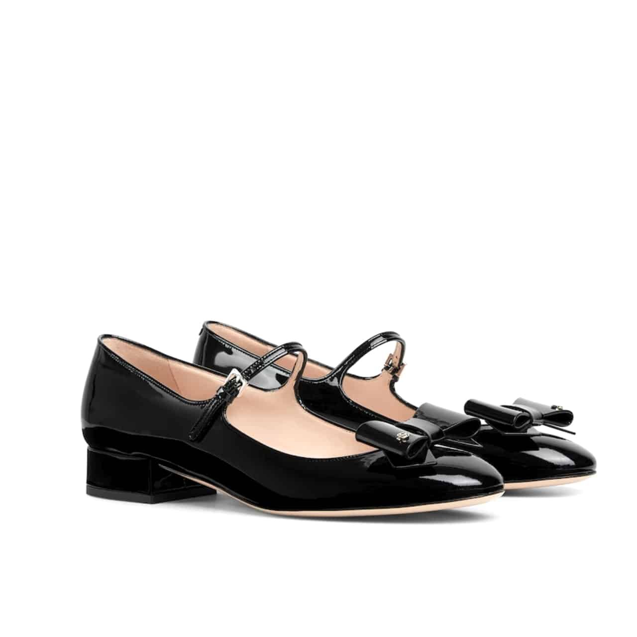 Gvc*1 Women Ballet Flat With Bow Black 835748 0B9J0 1000