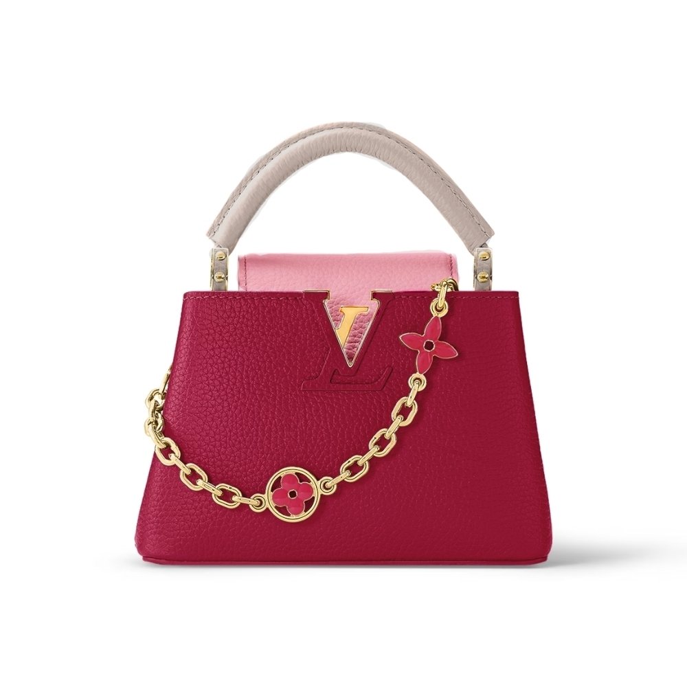 L0vis Vvtt0n Capucines Mm Bag Dark Pink 27Cm M20845