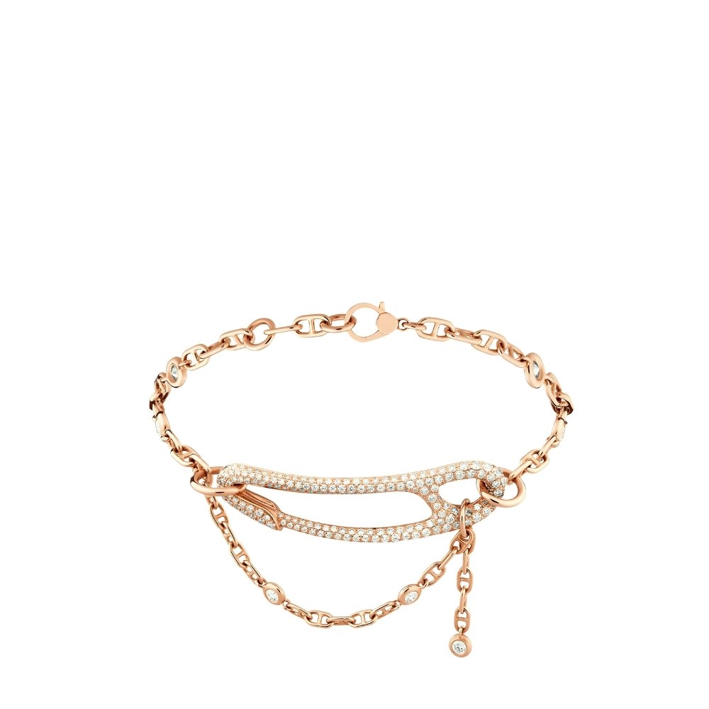 H**me5 Chaine Dancre Punk Bracelet Gold H217431B 00Sh