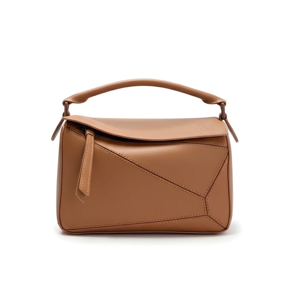 L0ew* Small Featherlight Puzzle Bag Brown 24Cm A510S21X88 3627