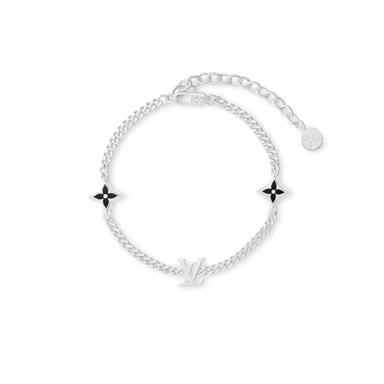 L0vis Vvtt0n Lv Spike Bracelet Silver M1520A
