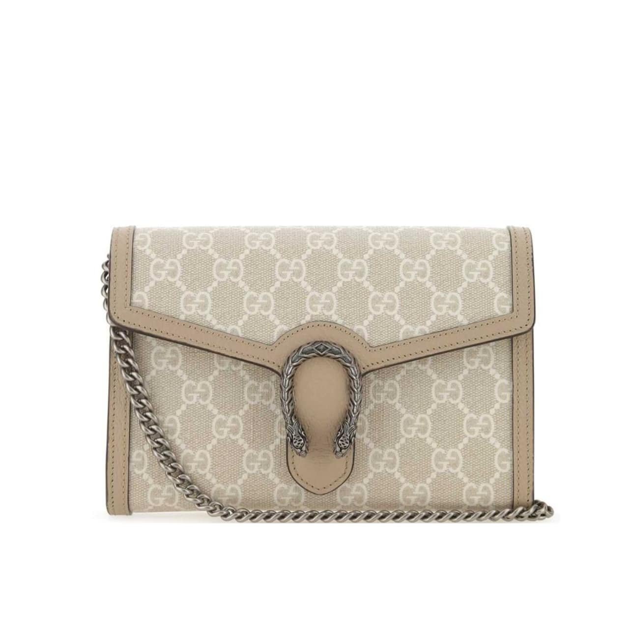 Gvc*1 Dionysus Chain Wallet Beige 20Cm 401231 Uulbn 9683
