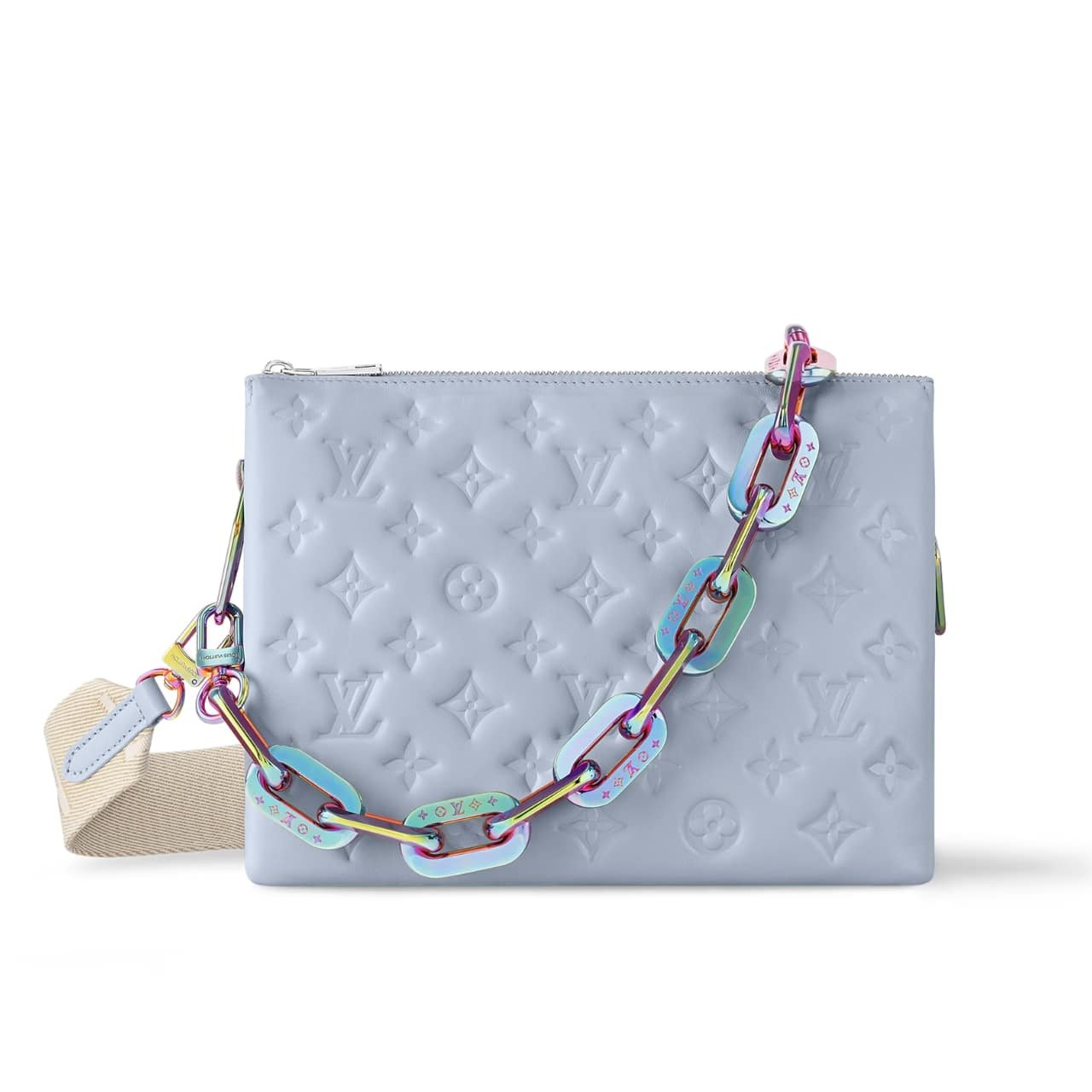 L0vis Vvtt0n Coussin PM Washed Blue 26Cm M11436