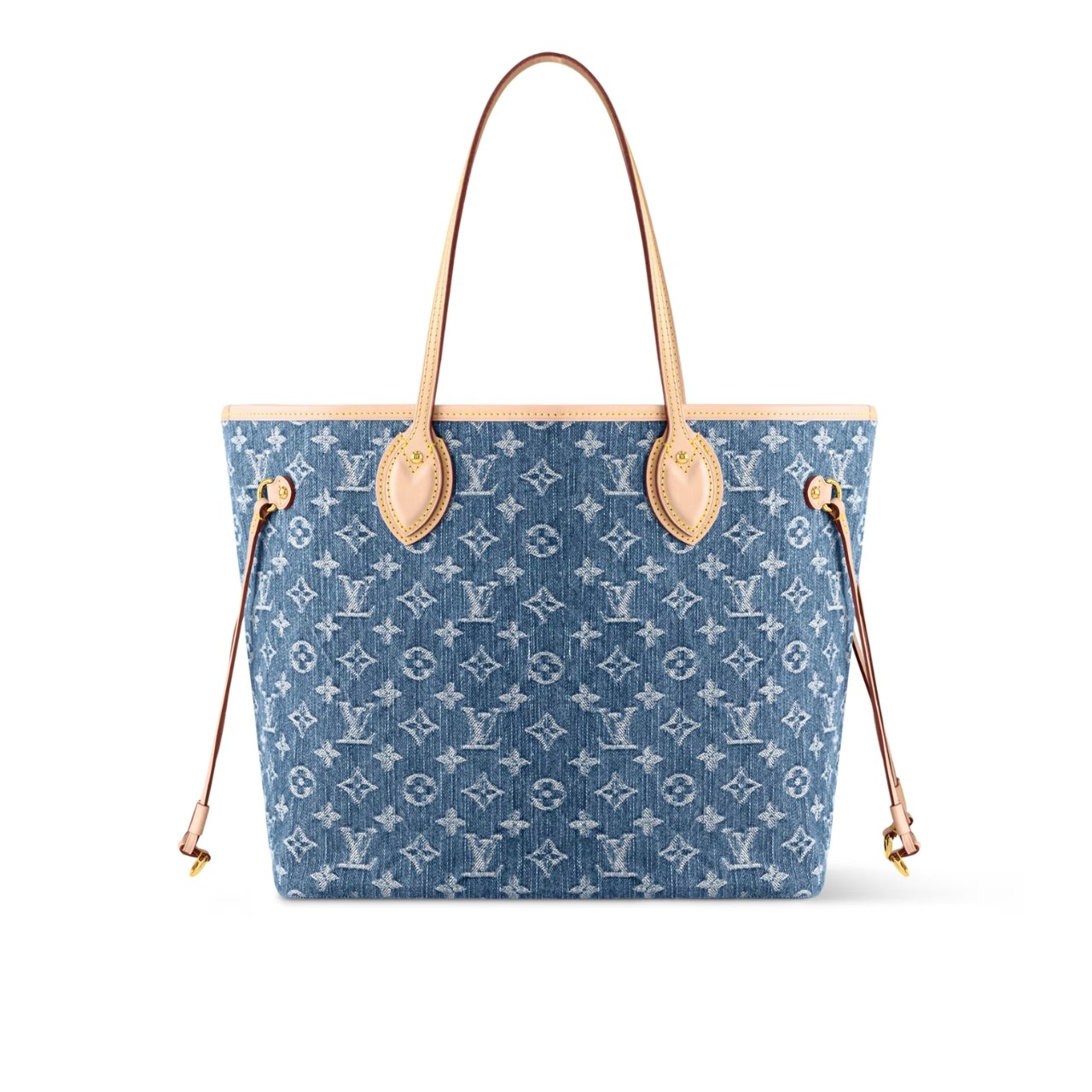 L0vis Vvtt0n Neverfull Mm Bag Denim Blue 31Cm M13192