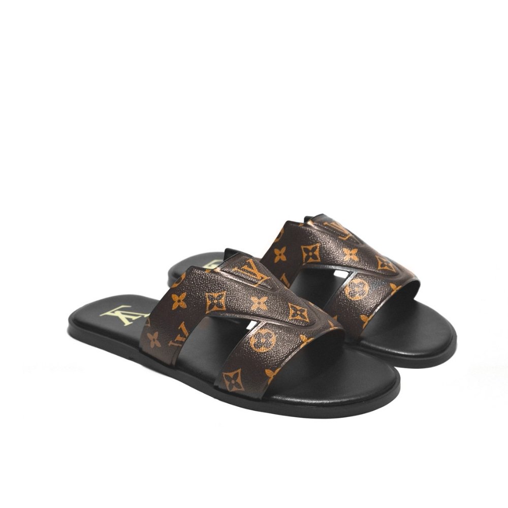 L0vis Vvtt0n Oasis Mule Monogram Ebene Brown 1Acrpr