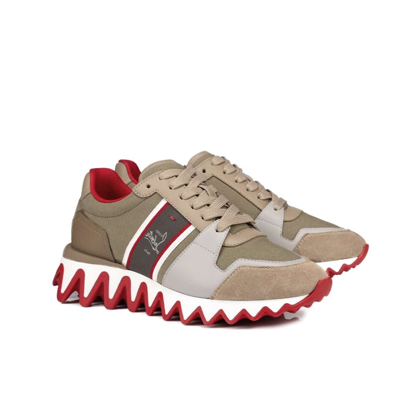Chr1st1an Louboutin Nastroshark Sneaker Brown 3240068F720