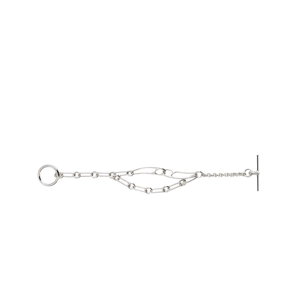 H**me5 Chaine Dancre Punk Bracelet Silver H122400B 00Sh