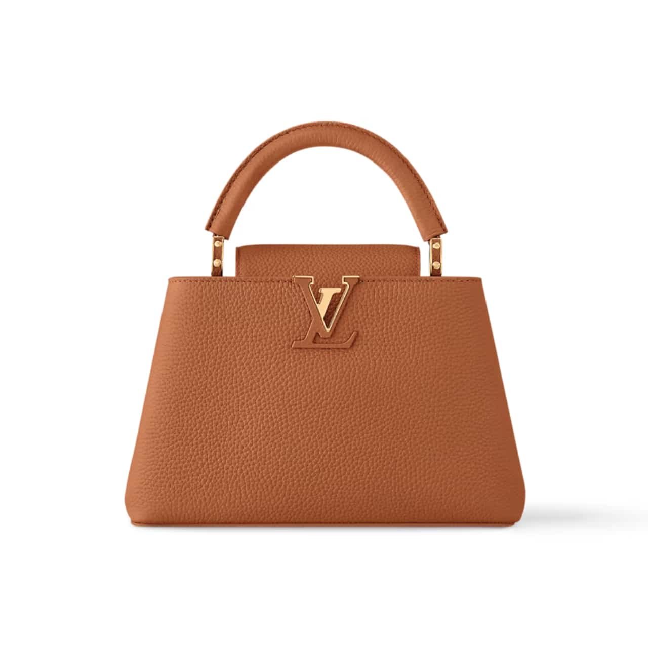 L0vis Vvtt0n Capucines BB Tan Brown 27Cm M25089