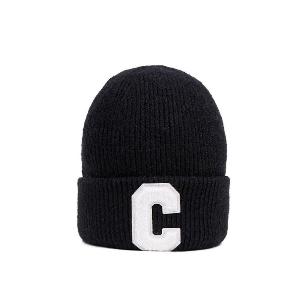 Ce1i*e Initial Beanie Black 2Ag50378U 38No