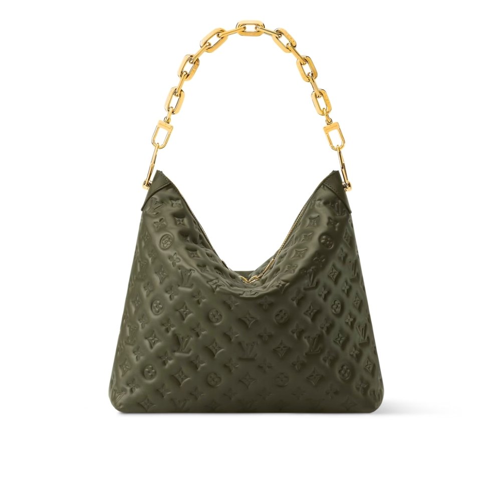 L0vis Vvtt0n Coussin Hobo MM Dark Khaki 38Cm M15228