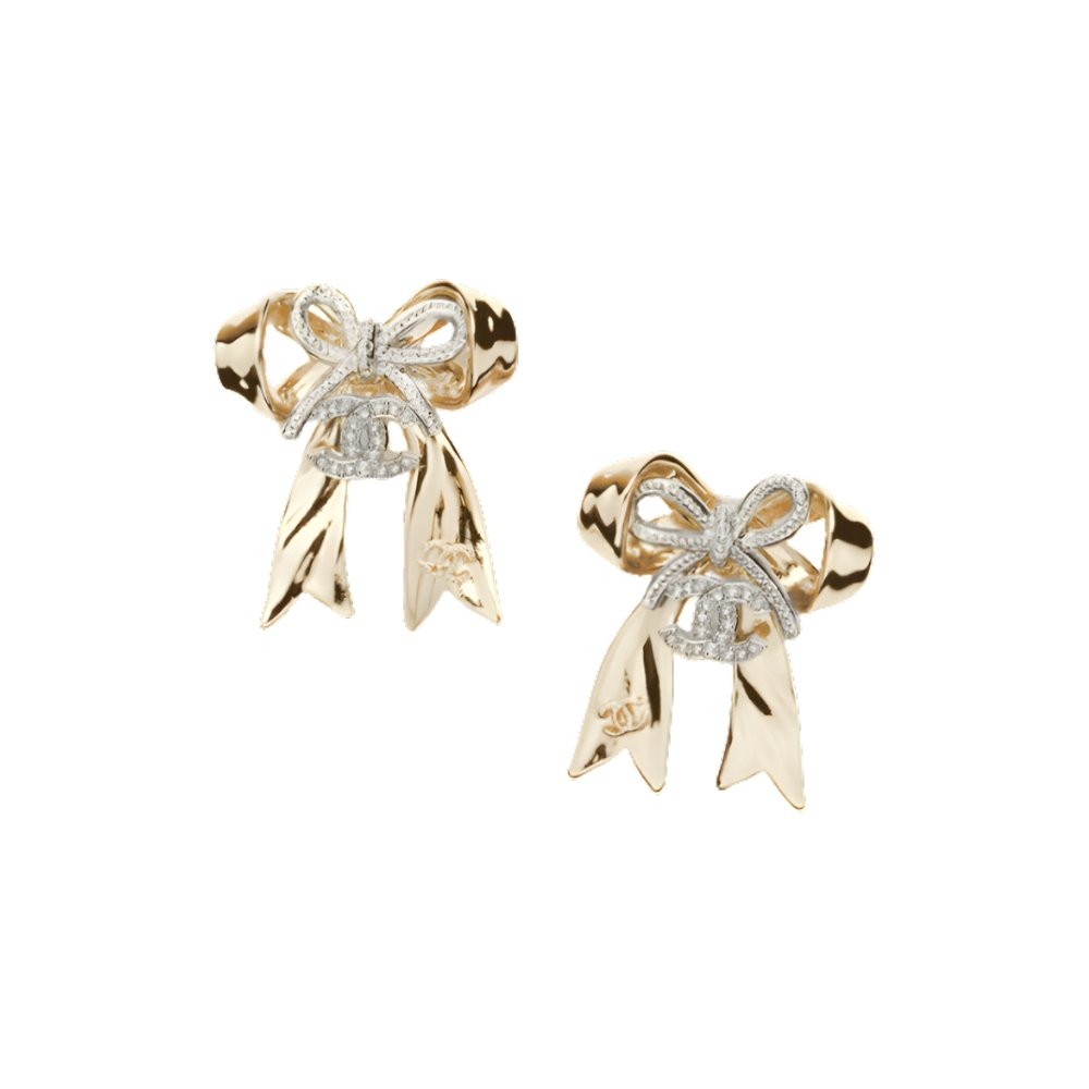 Ch**el Stud Earrings With Gold Abg598 B22434 U4561