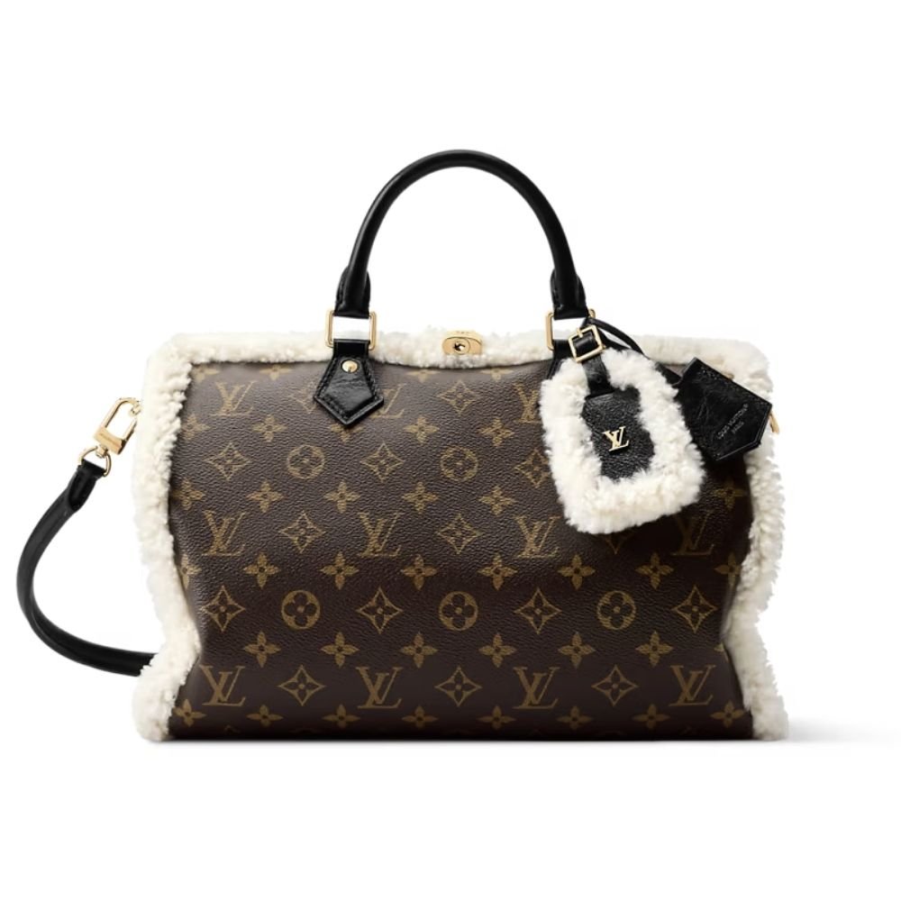 L0vis Vvtt0n Speedy Soft 30 Teddy Monogram Brown 30Cm M26326
