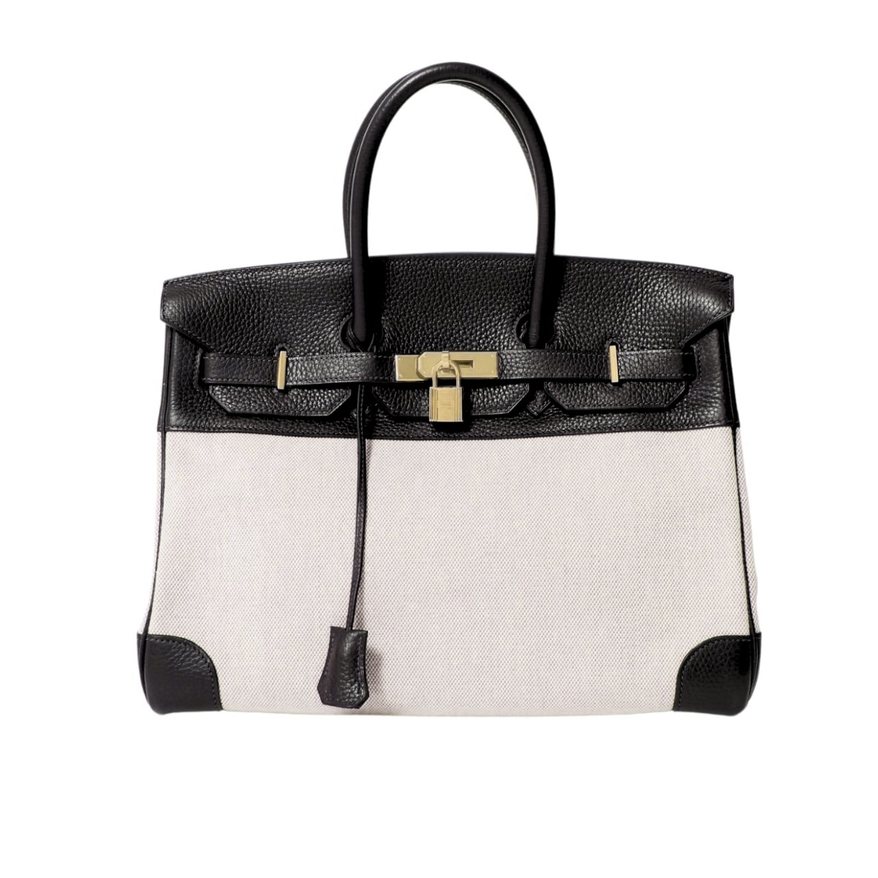 H**me5 Birkin 25 Toile H Black 25Cm