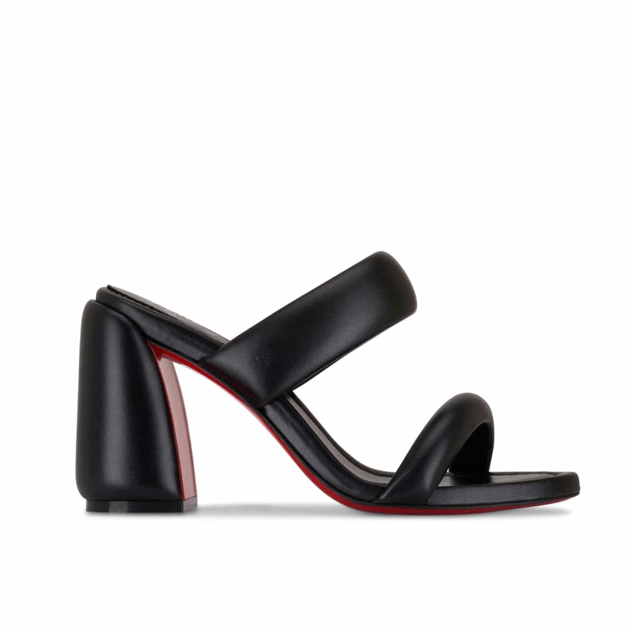 Chr1st1an Louboutin Inflama Sab Black Leather Sandal 1230780B439