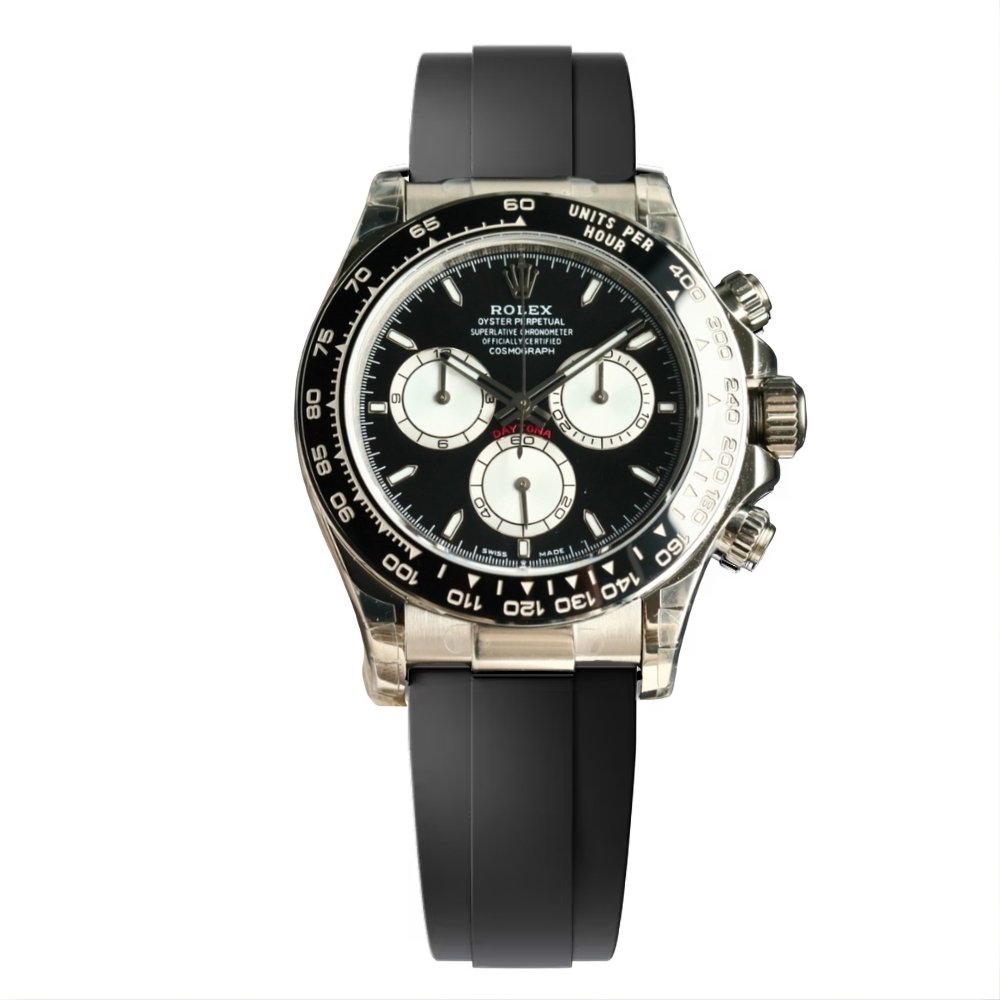 R01ex Cosmograph Daytona Silver Black 126519Ln 40Mm