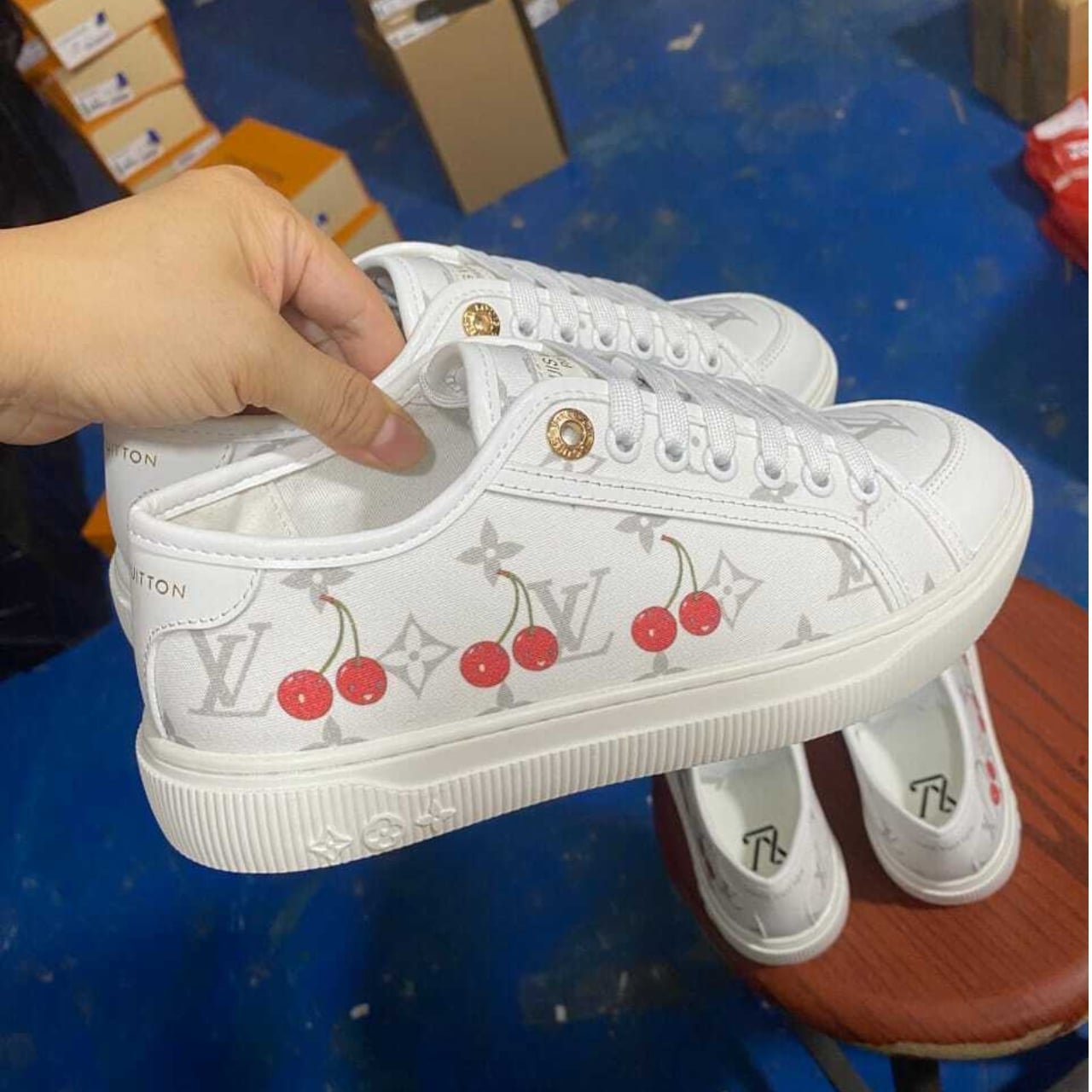 L0vis Vvtt0n X Takashi Murakami Lv Lagoon Sneaker White 1Ahkyo