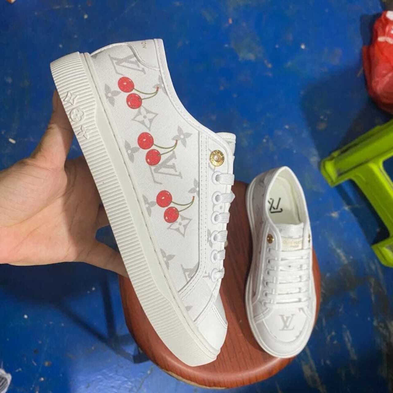 L0vis Vvtt0n X Takashi Murakami Lv Lagoon Sneaker White 1Ahkyo