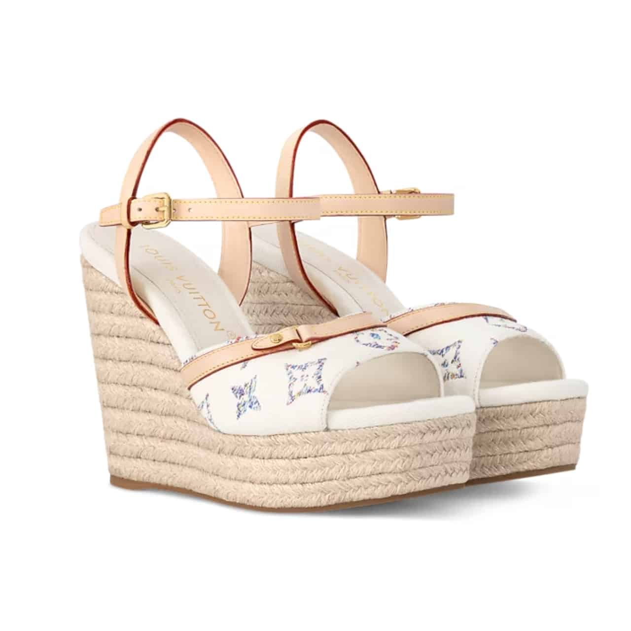 L0vis Vvtt0n Helios Wedge Sandal White 1Acsfq