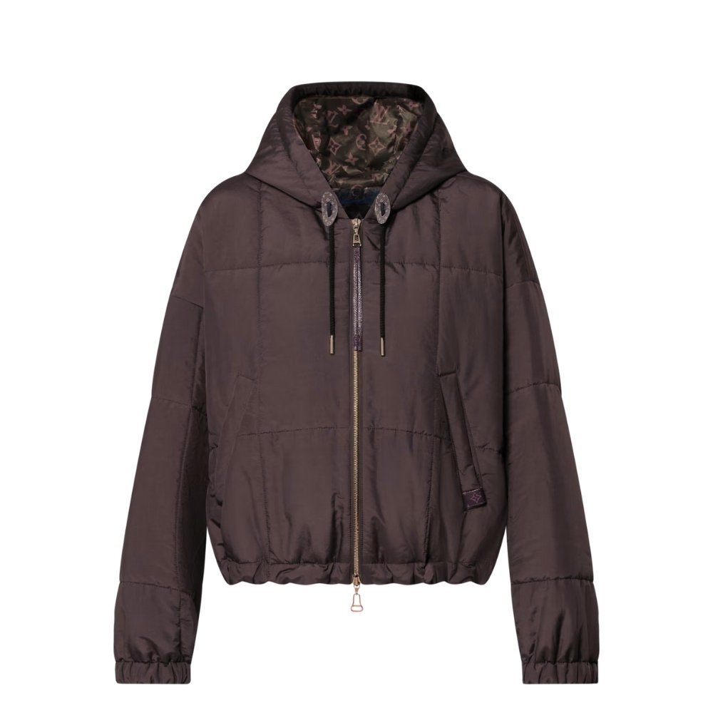 L0vis Vvtt0n Jacket Monogram Brown 1Ahxsw