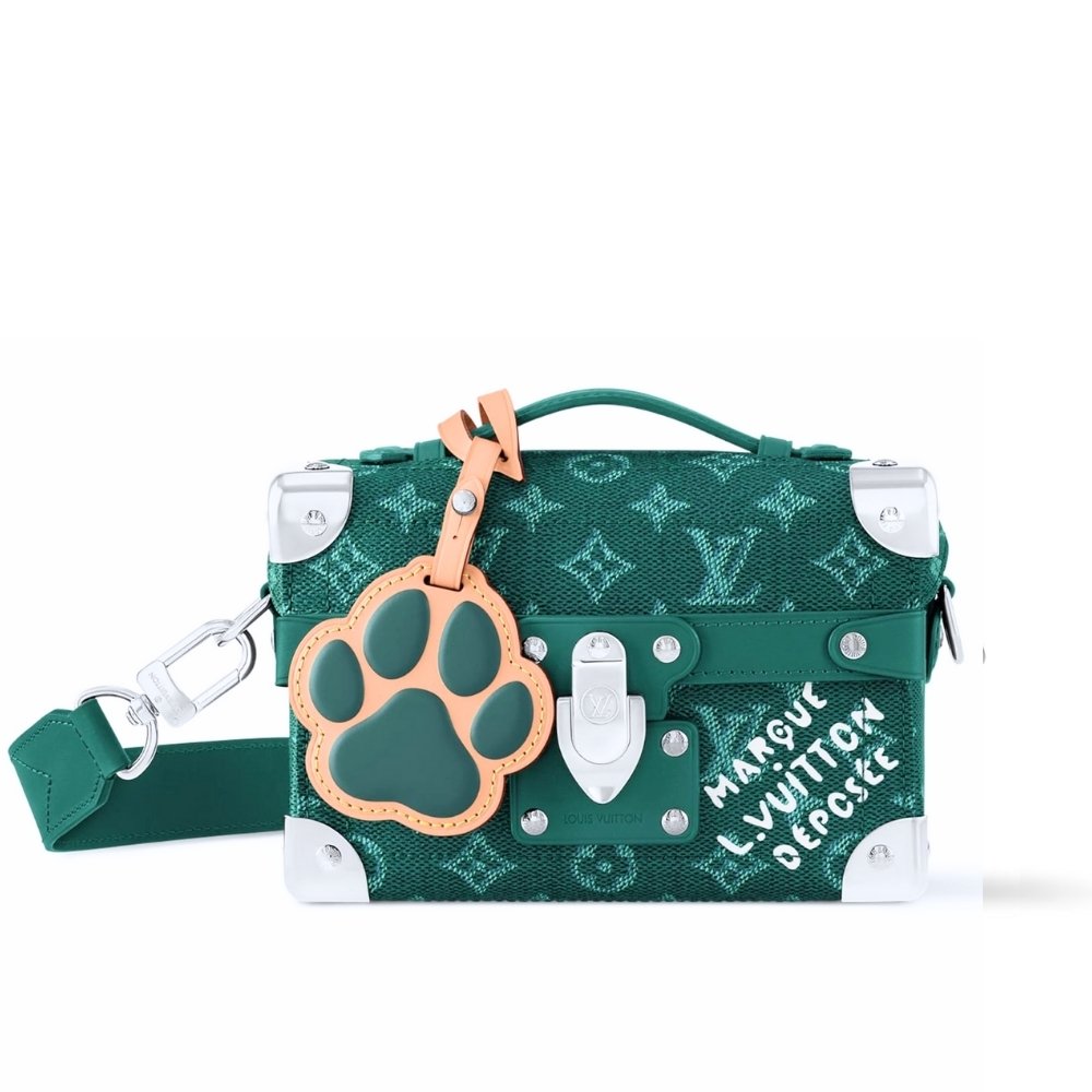 L0vis Vvtt0n Soul Trunk Bag Green 19Cm M12686
