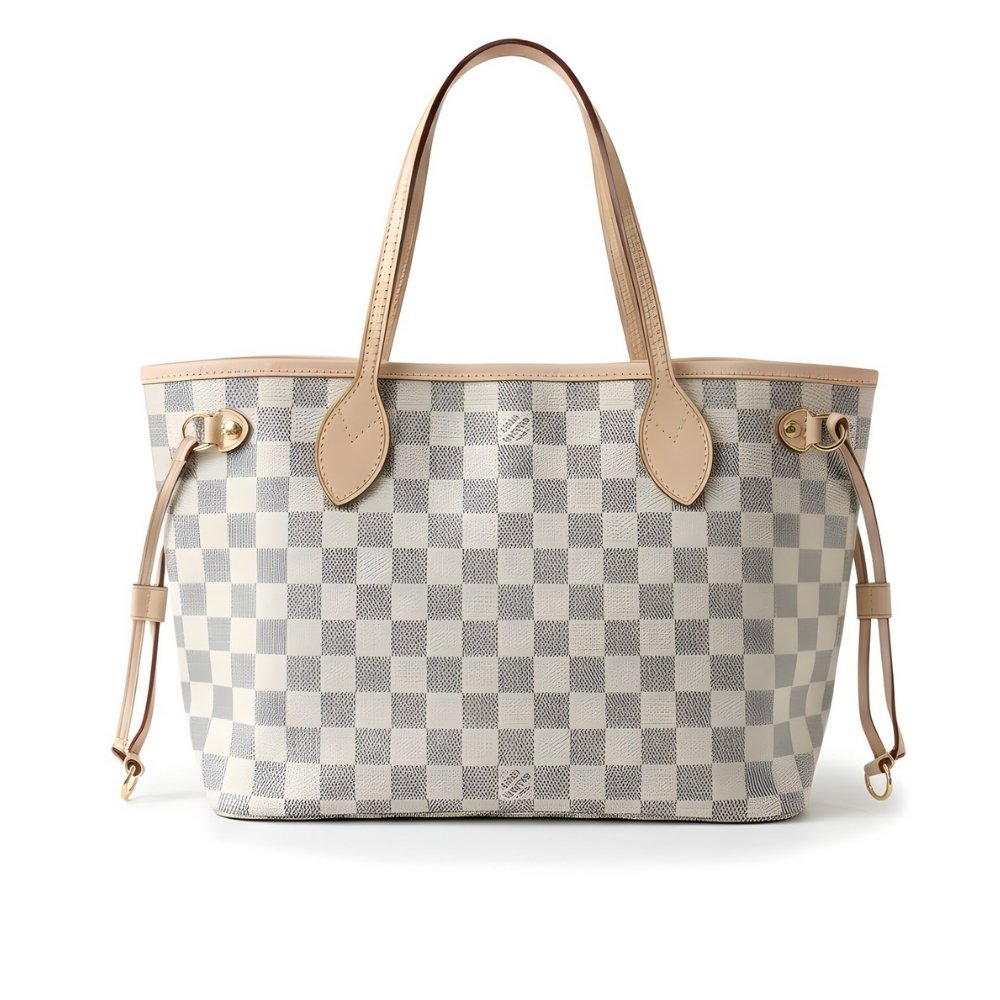 L0vis Vvtt0n Neverfull PM Damier Azur Beige 29Cm N40605