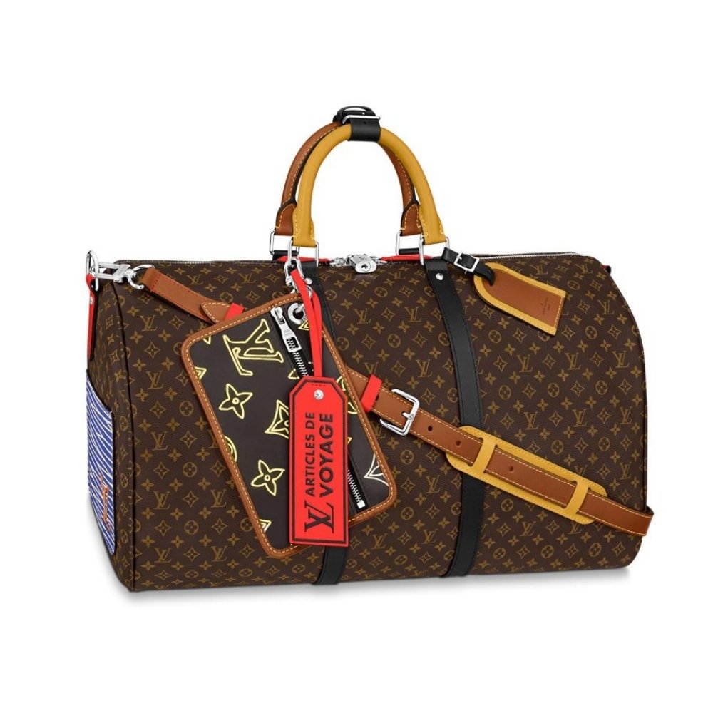 L0vis Vvtt0n Keepall Bandouliere 50 Brown 50Cm M56855