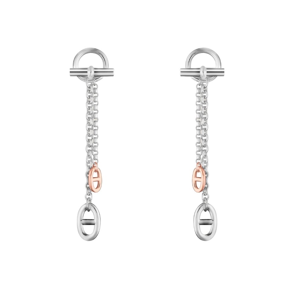 H**me5 New Farandole Earrings Silver H119540B 00
