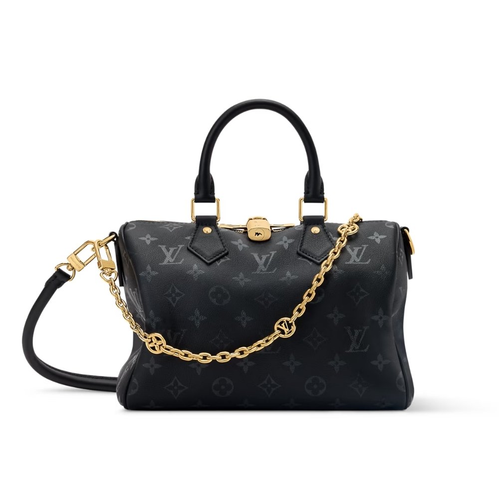L0vis Vvtt0n Speedy Bandoulière 25 Black 25Cm M26486