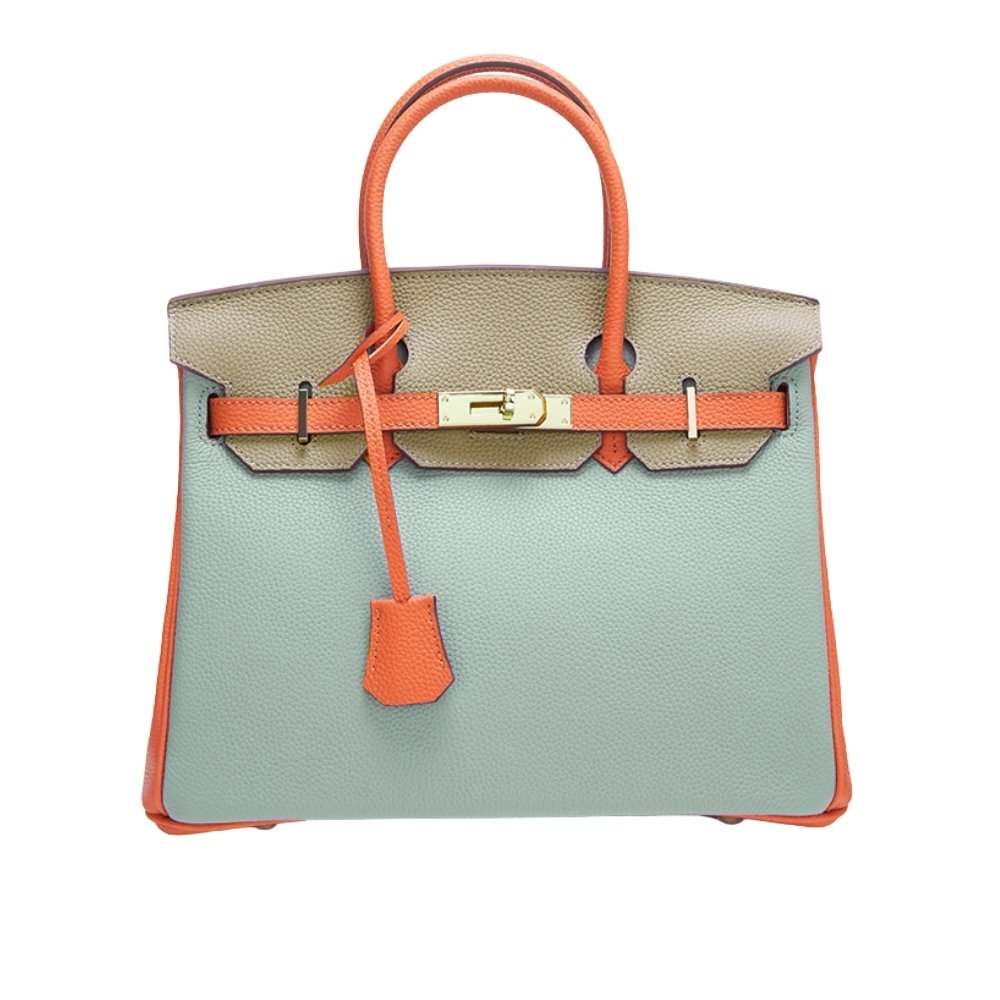 H**me5 Birkin Mini Gold Hardware Epsom Multicolor 20Cm