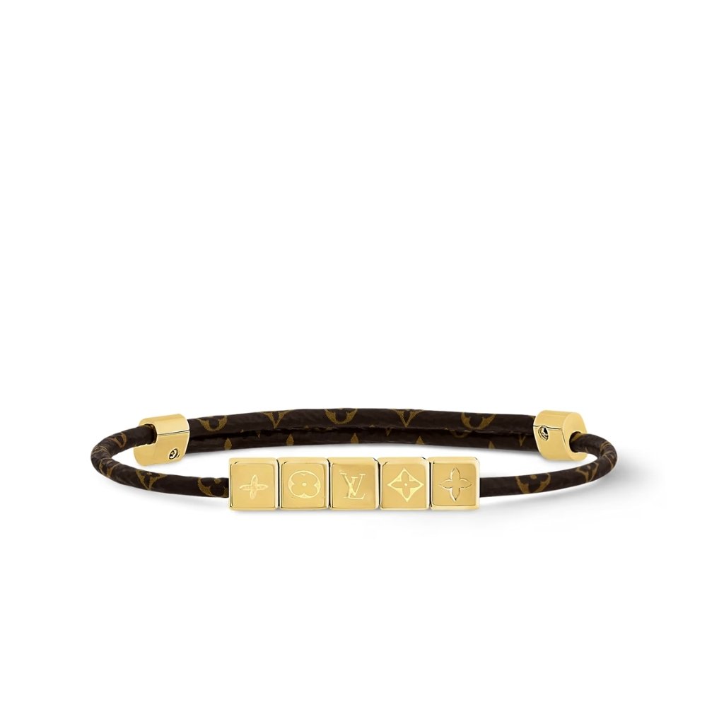 L0vis Vvtt0n Lv Cube Bracelet Monogram Brown M8918Z