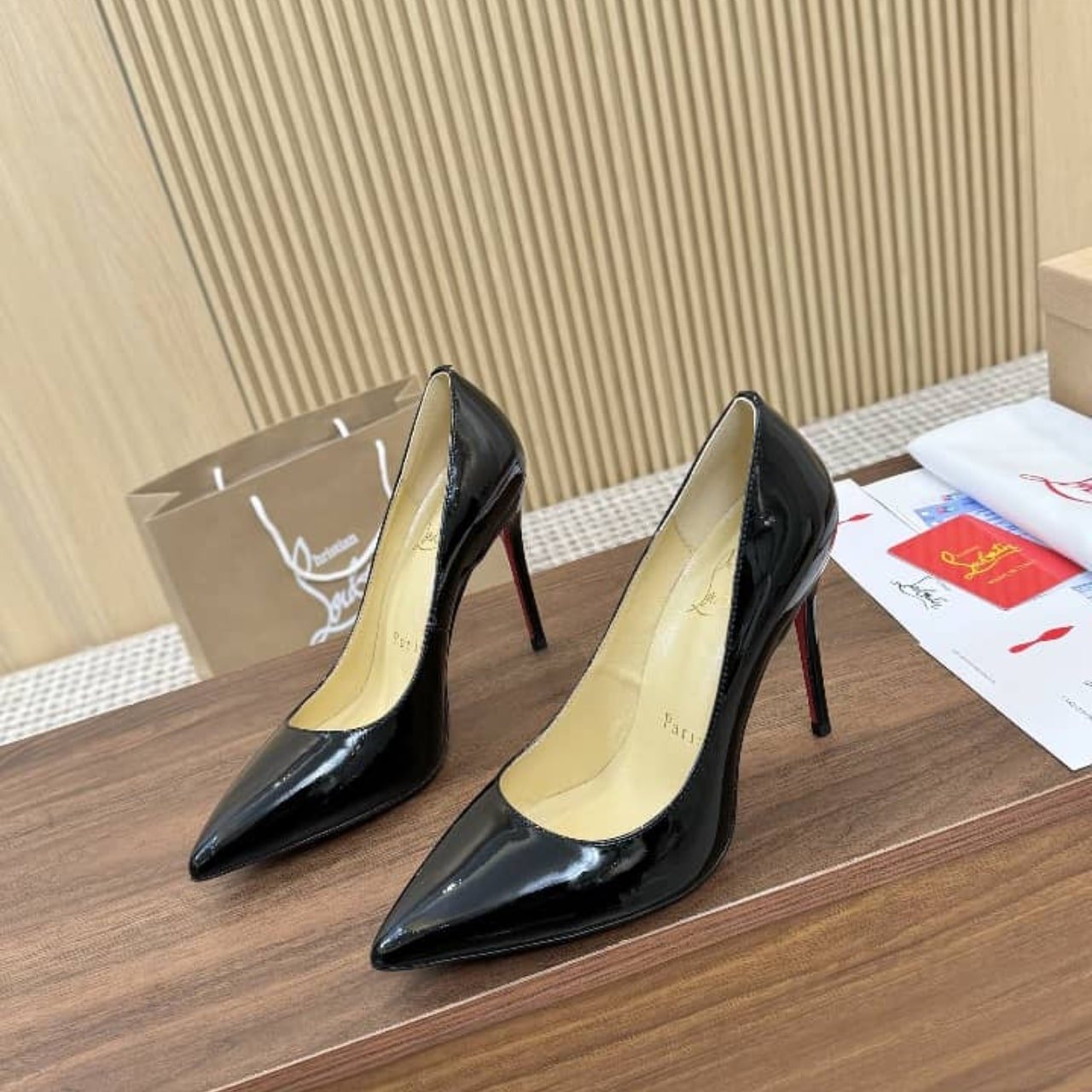 Chr1st1an Louboutin Kate 85 Black 3191416Bk01