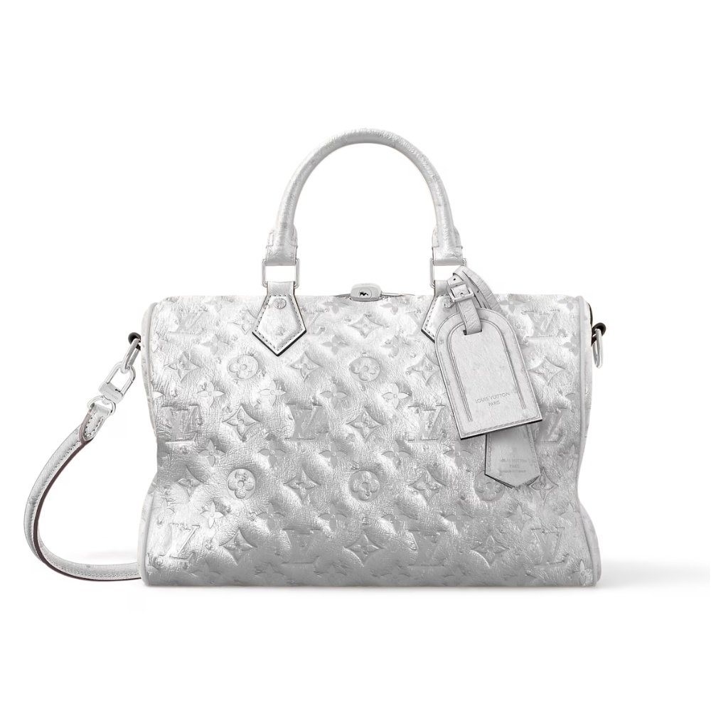 L0vis Vvtt0n Speedy Soft Bandoulière 30 Monogram Silver 30Cm N89437