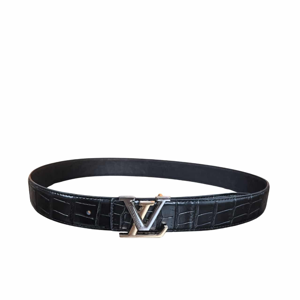 L0vis Vvtt0n Lv Initiales Reversible Belt Black 38Mm