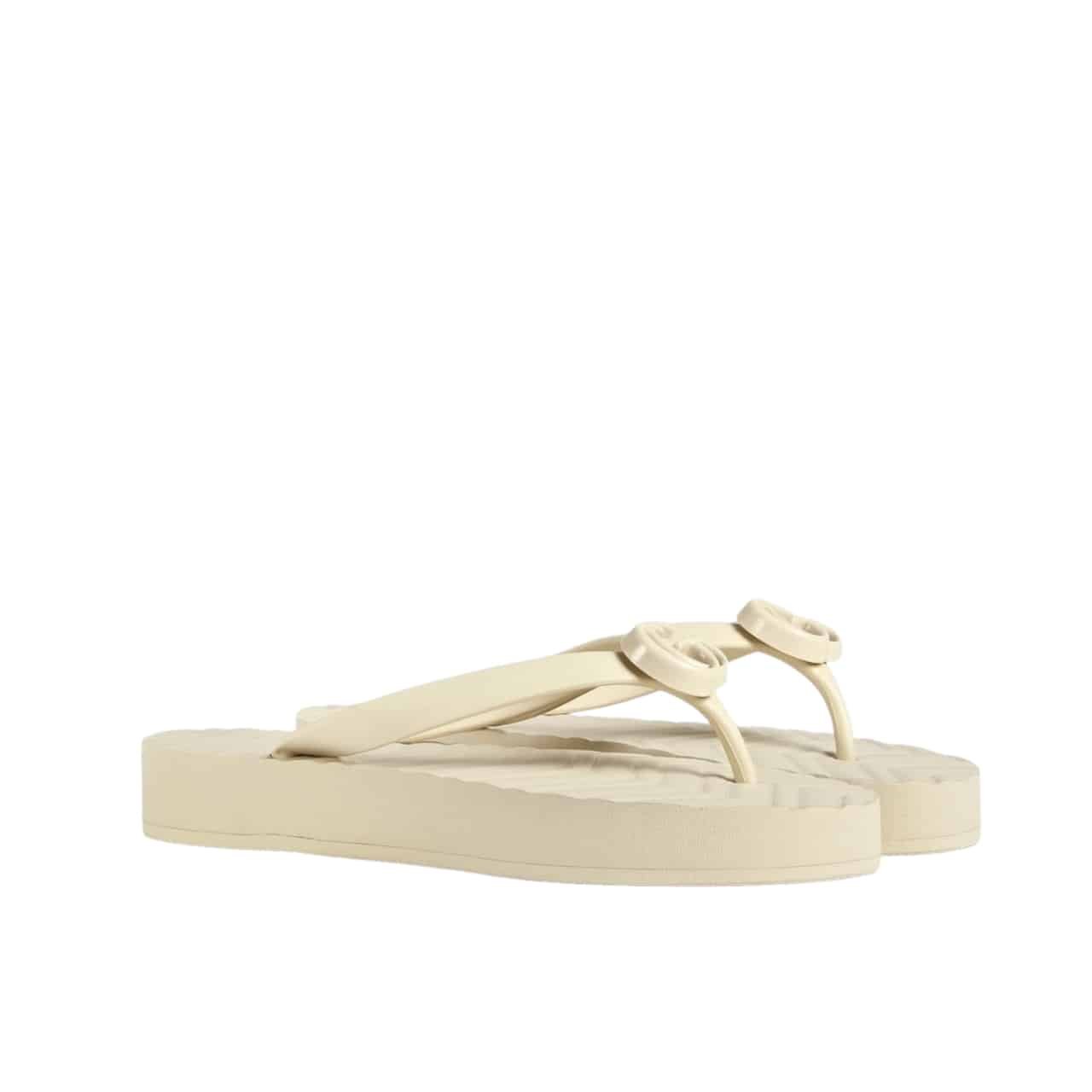 Gvc*1 Women’S Chevron Thong White 655463 J8710 9022