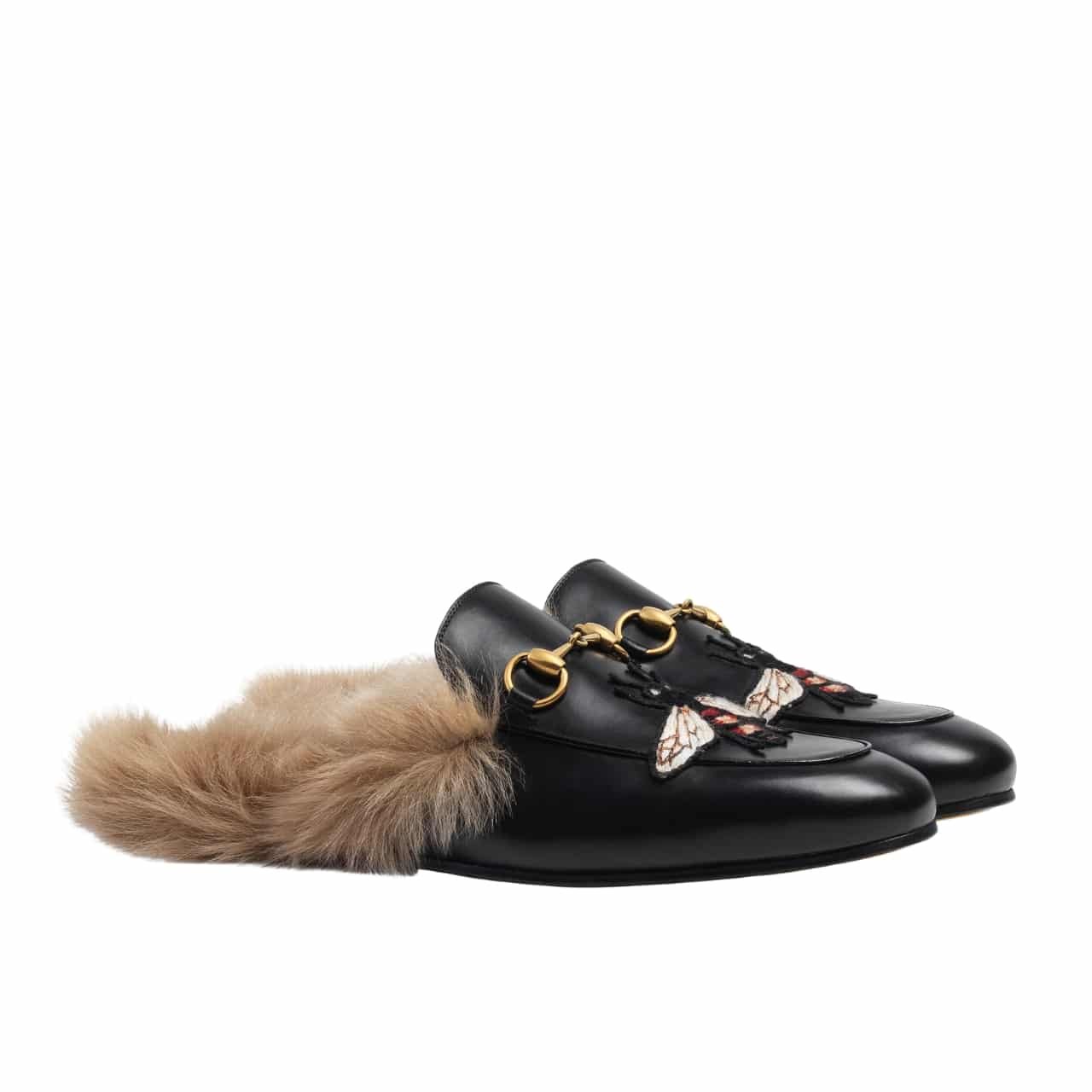 Gvc*1 Women’S Princetown Slipper With Bee Black 456133 Dkhh0 1063