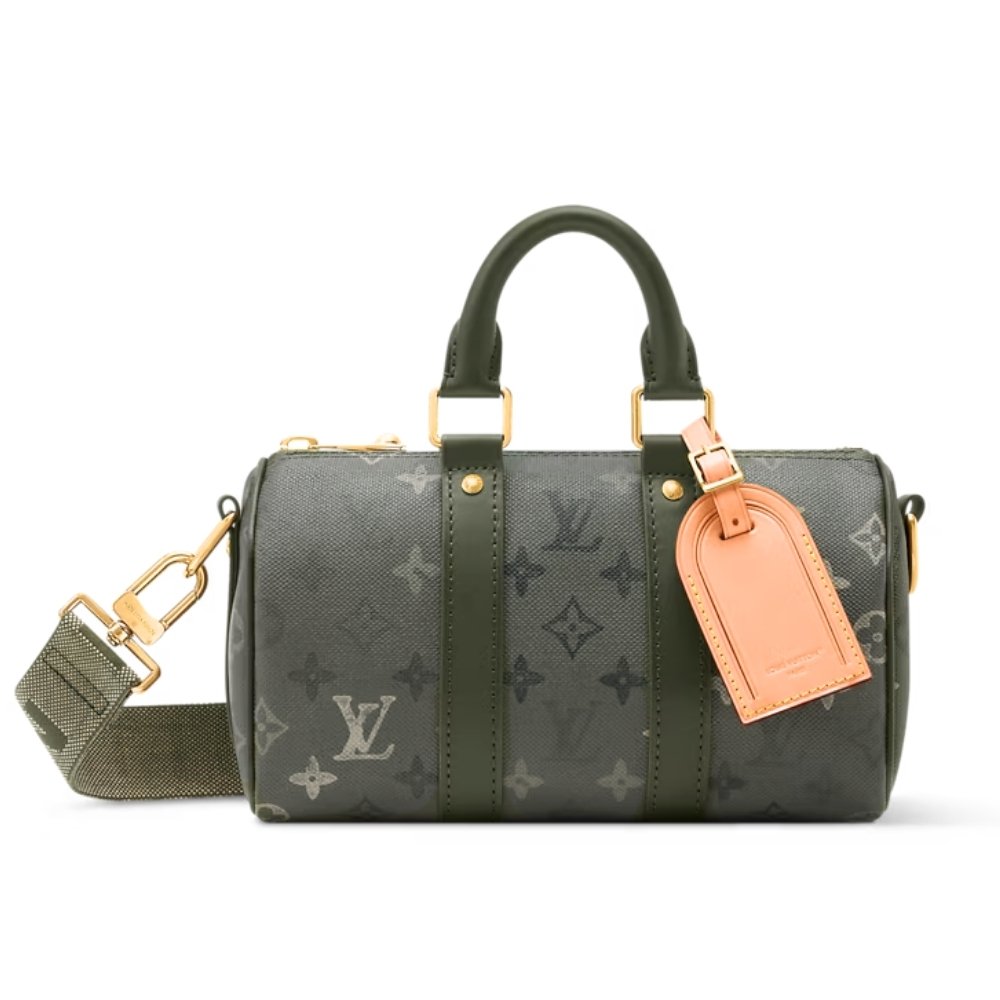 L0vis Vvtt0n Keepall Bandoulière 25 Khaki 25Cm M26930