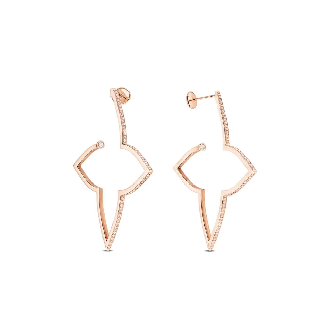 L0vis Vvtt0n Ombre Blossom Xl Hoops Pink Gold Q06969