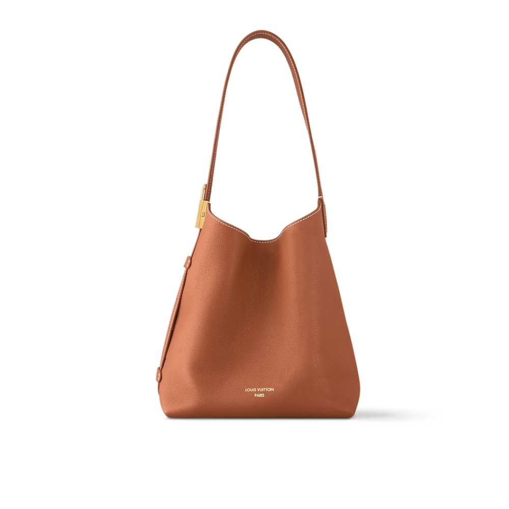 L0vis Vvtt0n Low Key Hobo PM Cognac Brown 28Cm M25354