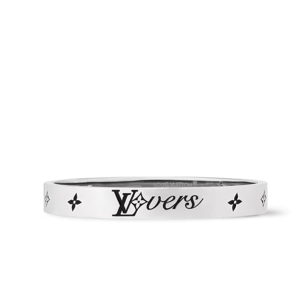 L0vis Vvtt0n Lv Towards Bangle Silver M1394M