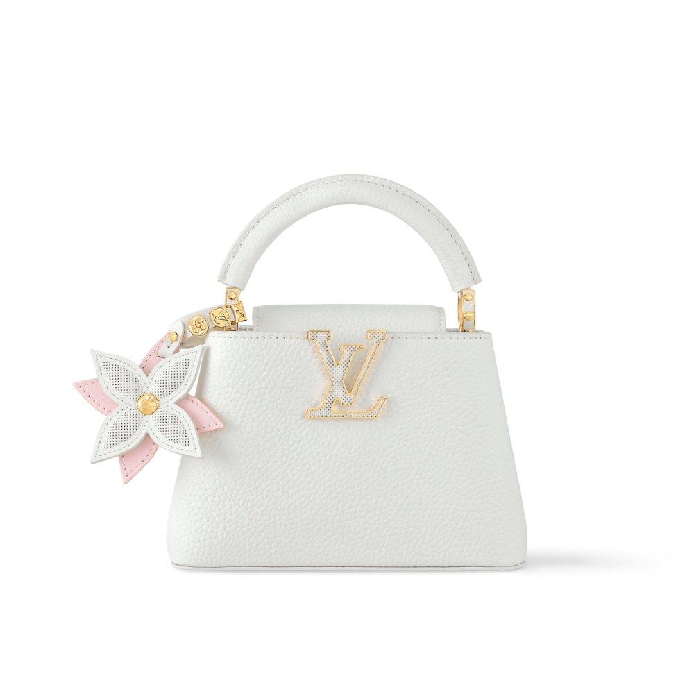L0vis Vvtt0n Capucines Mini Bag Snow White 21Cm M21416