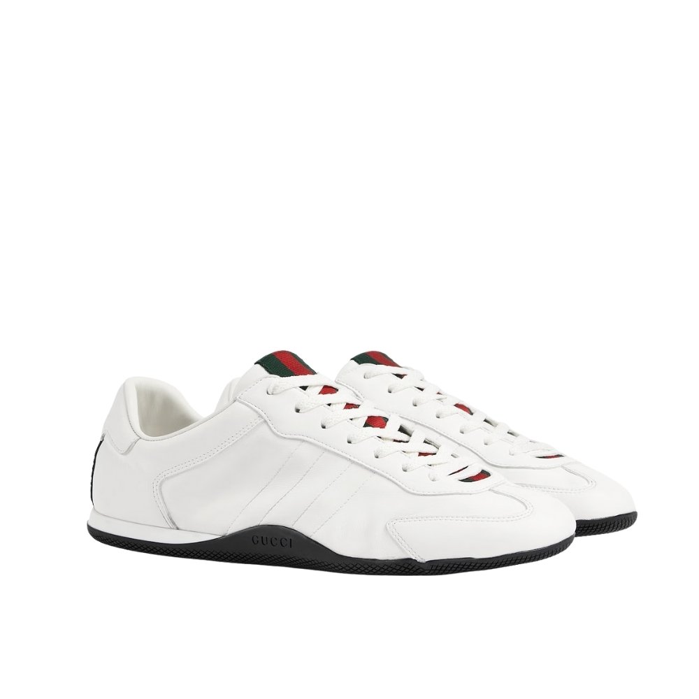 Gvc*1 Men Shift Trainers White Leather 857018 Aafuh 9245
